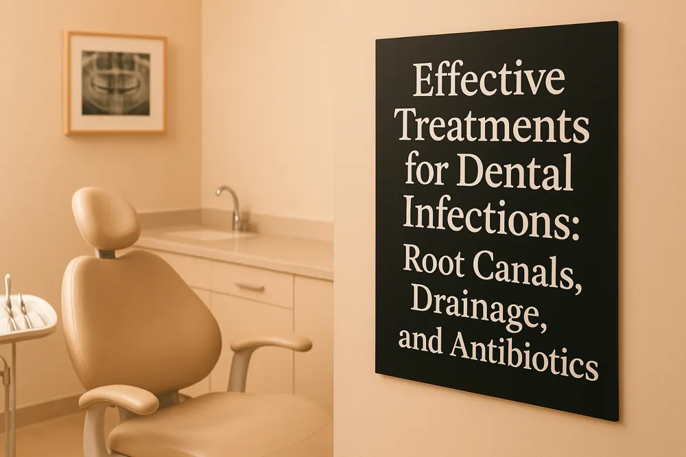 Effective Treatments for Dental Infections: Root Canals, Drainage, and Antibiotics
