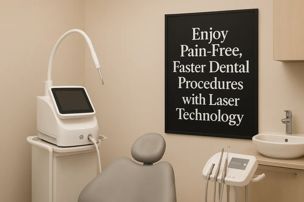 Enjoy Pain-Free, Faster Dental Procedures with Laser Technology