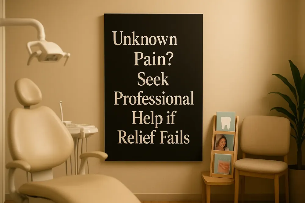 Unknown Pain? Seek Professional Help if Relief Fails