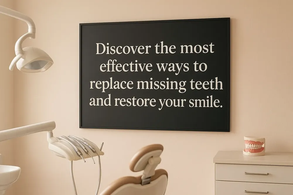Discover the most effective ways to replace missing teeth and restore your smile.