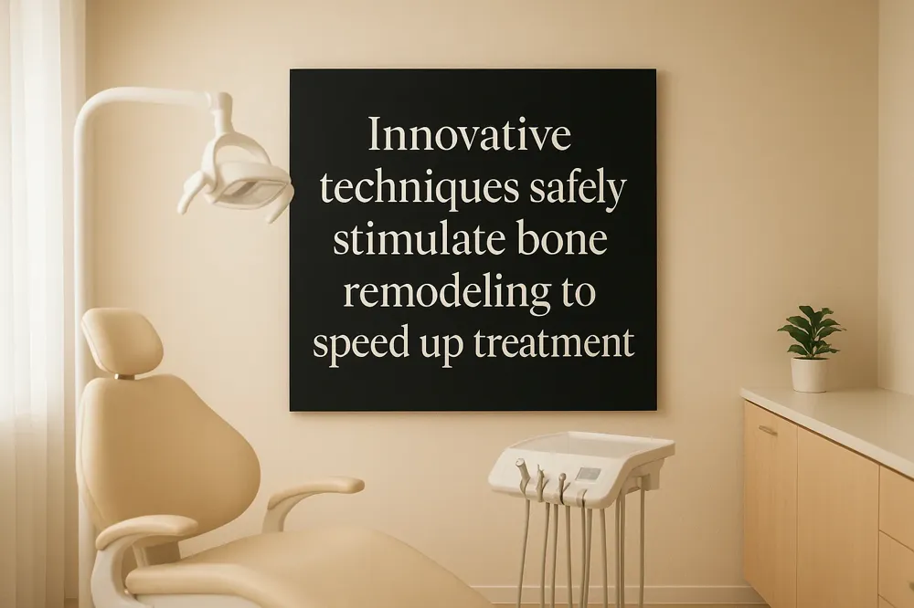 Innovative techniques safely stimulate bone remodeling to speed up treatment.
