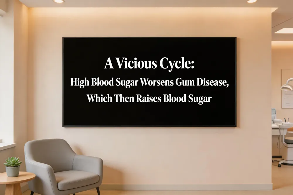 A Vicious Cycle: High Blood Sugar Worsens Gum Disease, Which Then Raises Blood Sugar