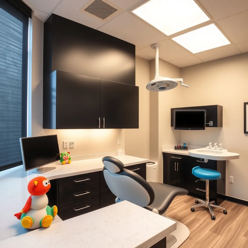 The American Academy of Pediatric Dentistry recommends that a child's first dental visit occur by their first birthday or within six months of their first tooth erupting.