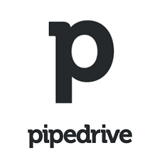 Pipedrive company logo with a stylized lowercase 'p' above the word 'pipedrive'.