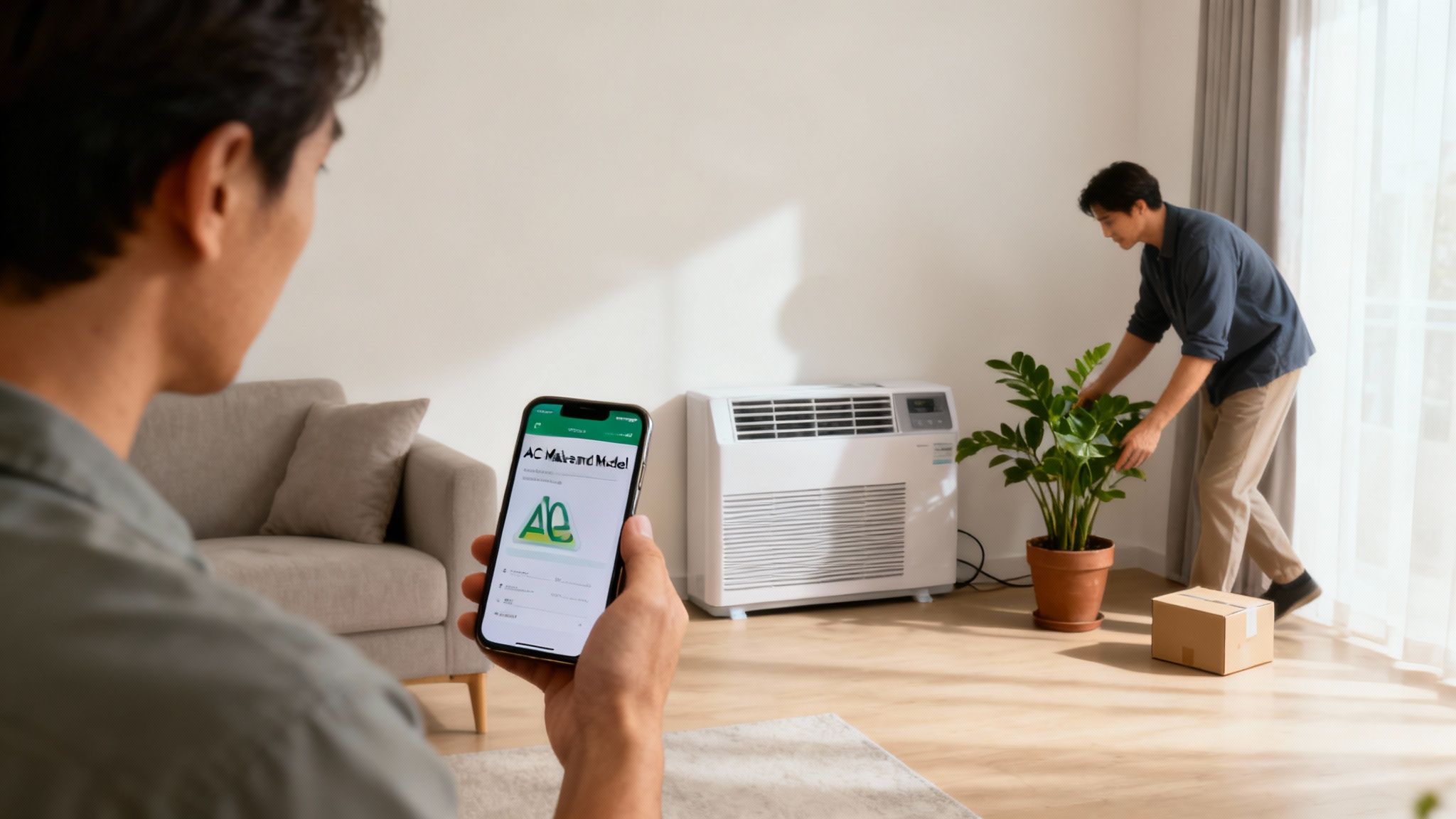 A well-prepared space around an outdoor AC unit, clear of debris.