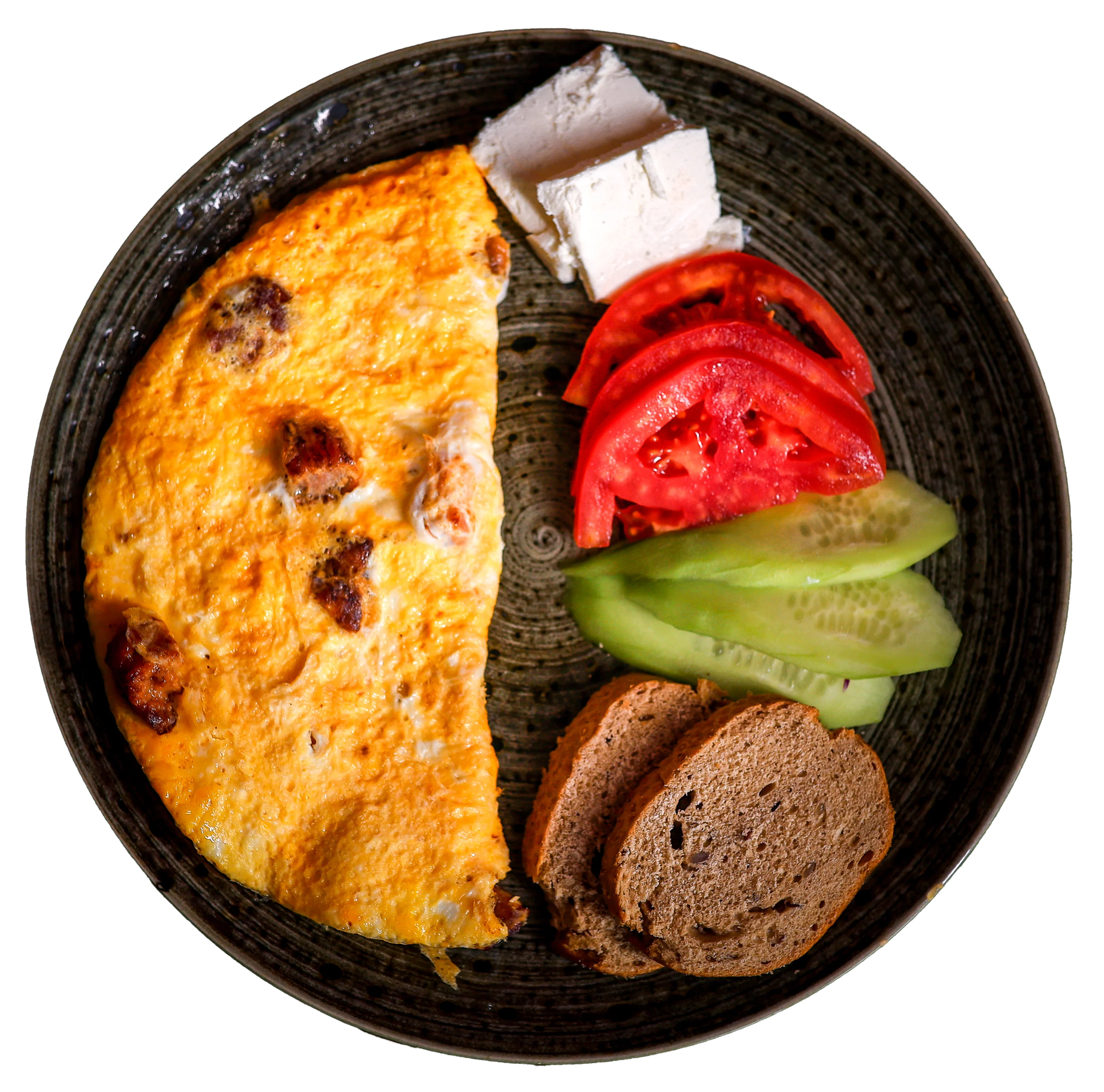 Slika omleta sa pančetom