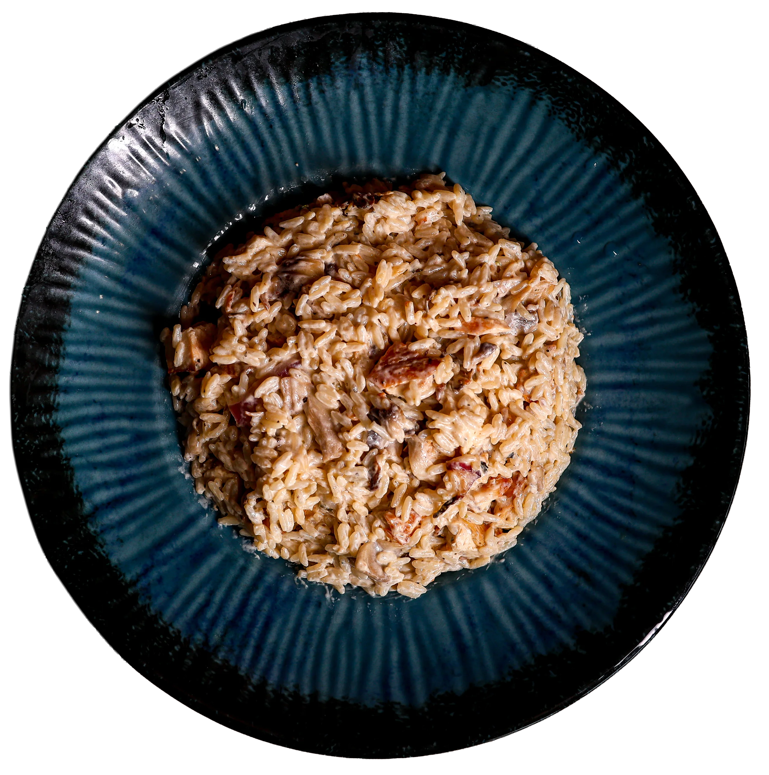 Slika šampinjoni rižota