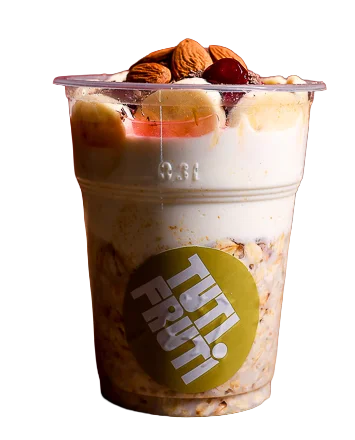 Slika proteinskog ovsenog pudinga