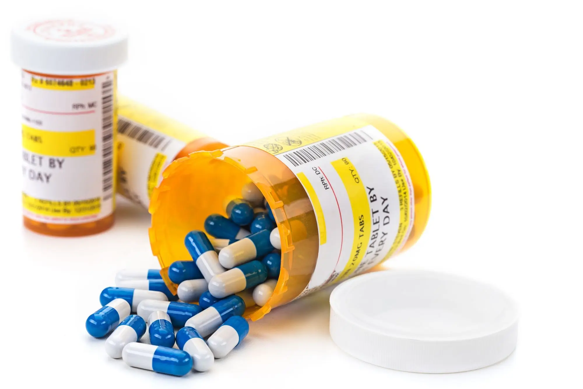 a decorative photo - a pill bottle