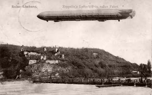 Ruine du Limburg vers 1910