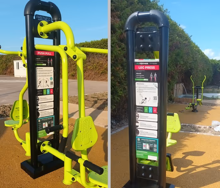 Installation des agrès