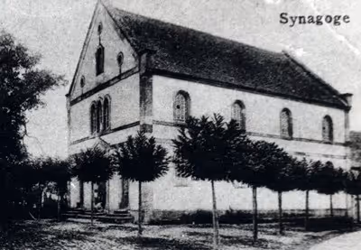 Construction de la synagogue - 1867 - Carte postale