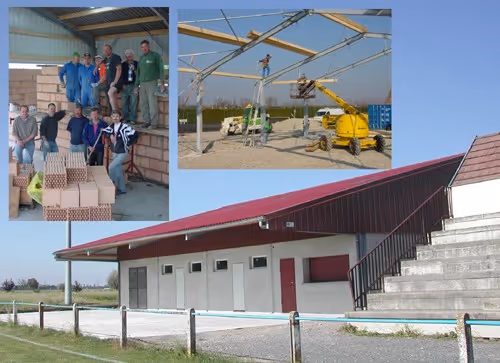 Construction de l'annexe du Club-House de l'ASM