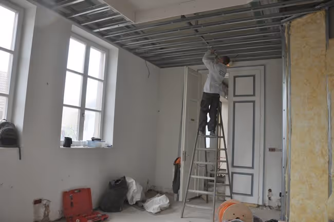 Début des travaux de réaménagement de la mairie