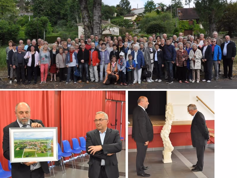 Au mois de Mai, voyage à Saint-Cyprien dans le cadre du jumelage