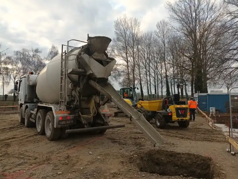Février 2026 coulage des fondations de la nouvelle structure