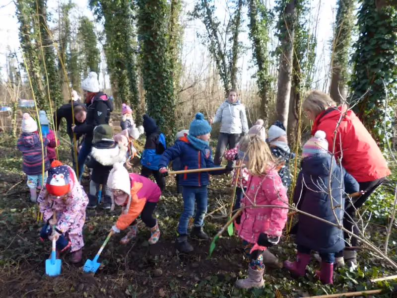 L'école du dehors, tous les vendredi dans le bois des Lutin