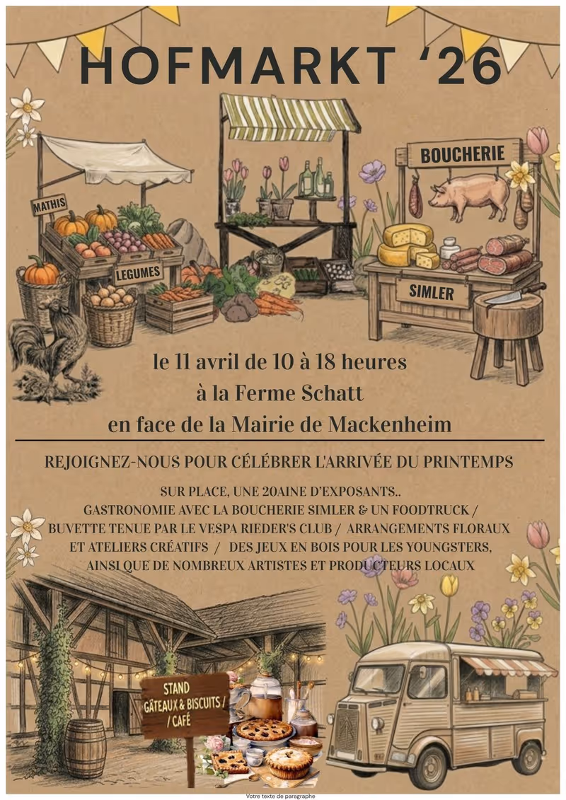 affiche de Hofmarkt 2026 à Mackenheim