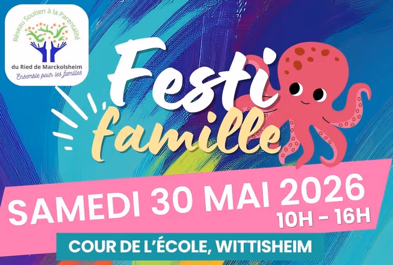 affiche du festi famille samedi 30 mai 2026