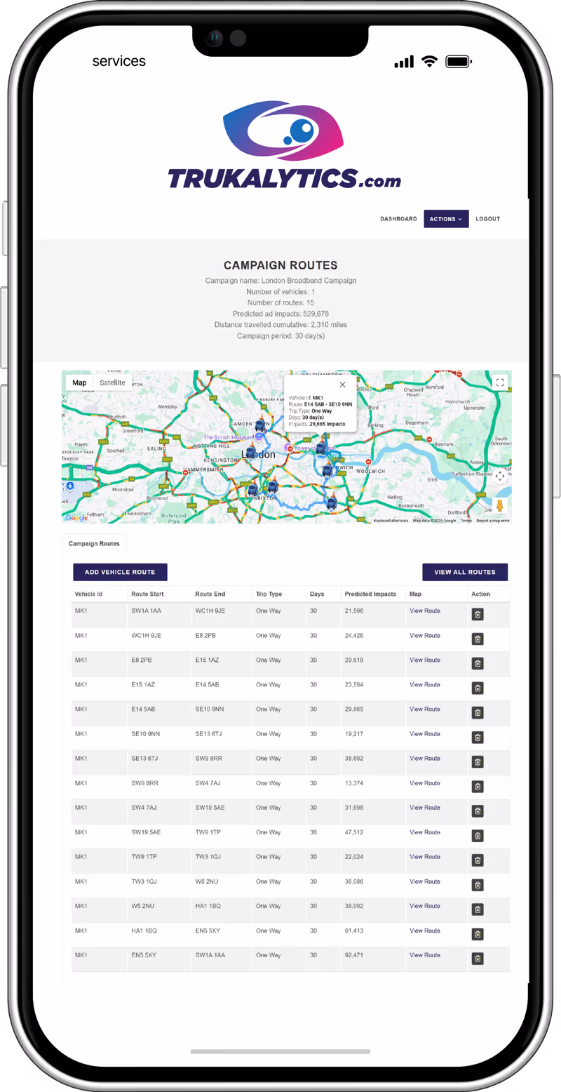 Campaign Routes London