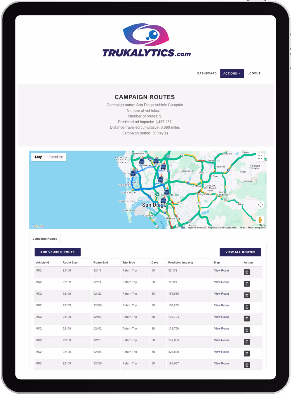 Campaign Routes London