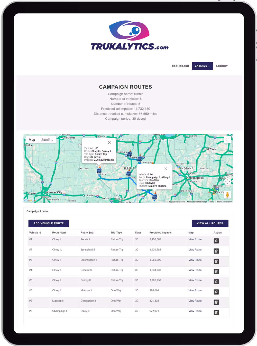 Campaign Routes London