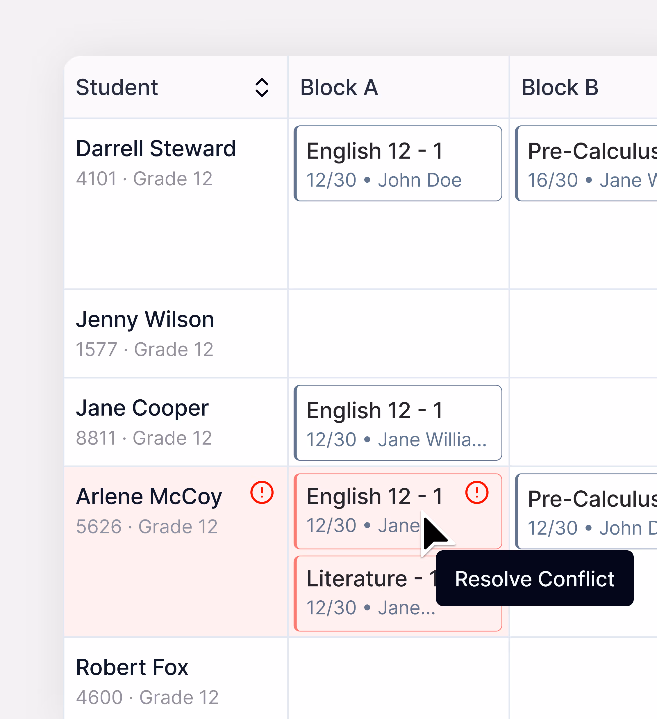 Asset of See your entire schedule in one place.