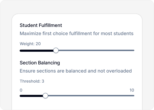 Asset of automate 90% of major scheduling decisions.