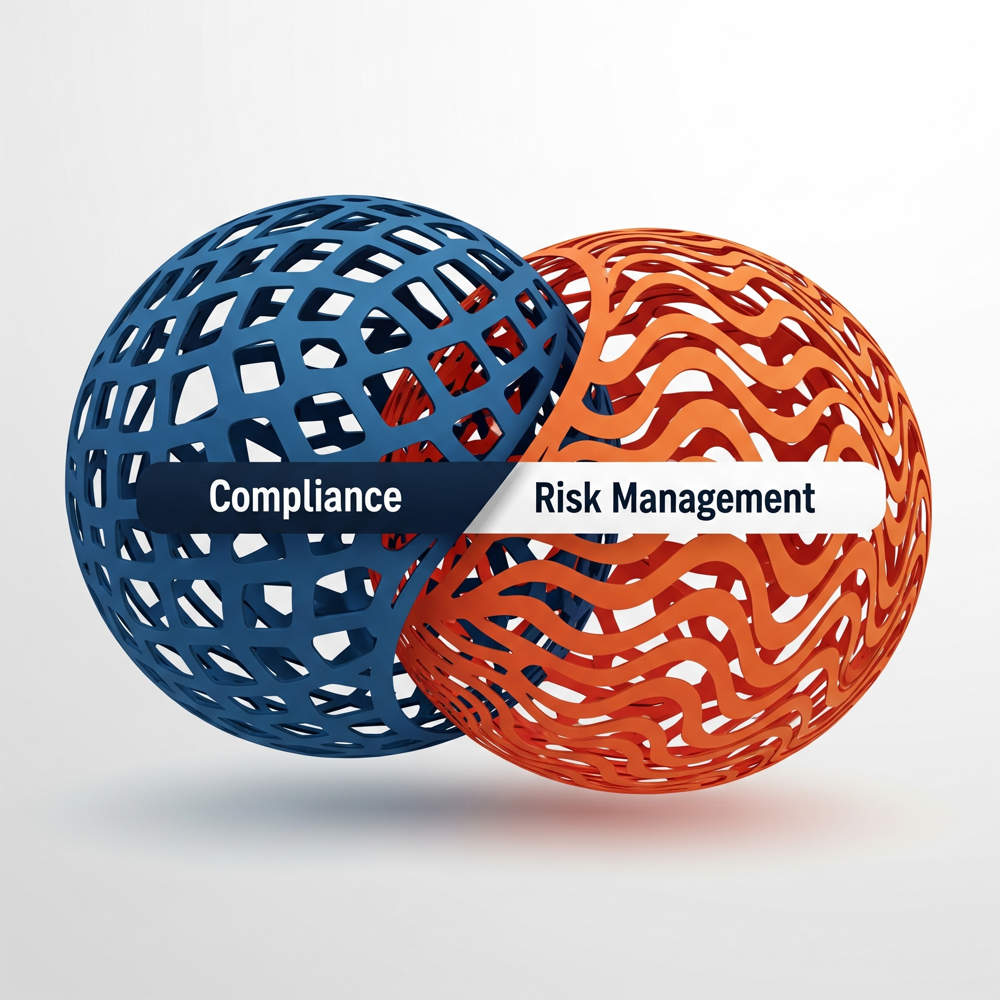 Illustration for the Ceel article: Understanding the Differences Between Compliance and Risk Management