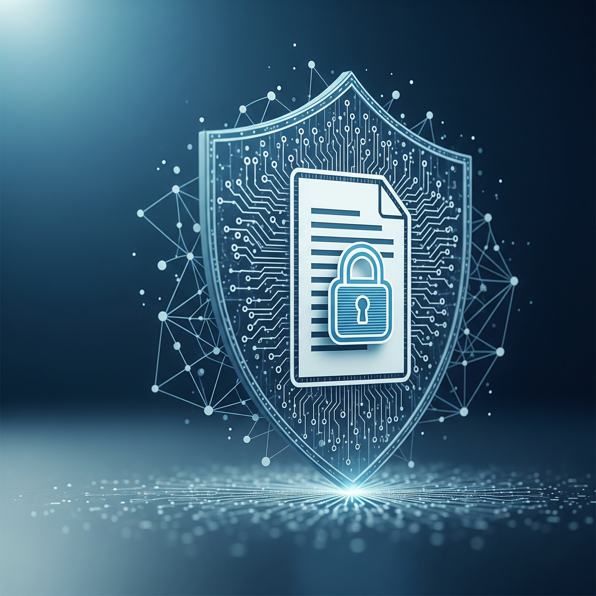 Illustration for the Ceel article: Importance of Data Encryption in Compliance Strategies
