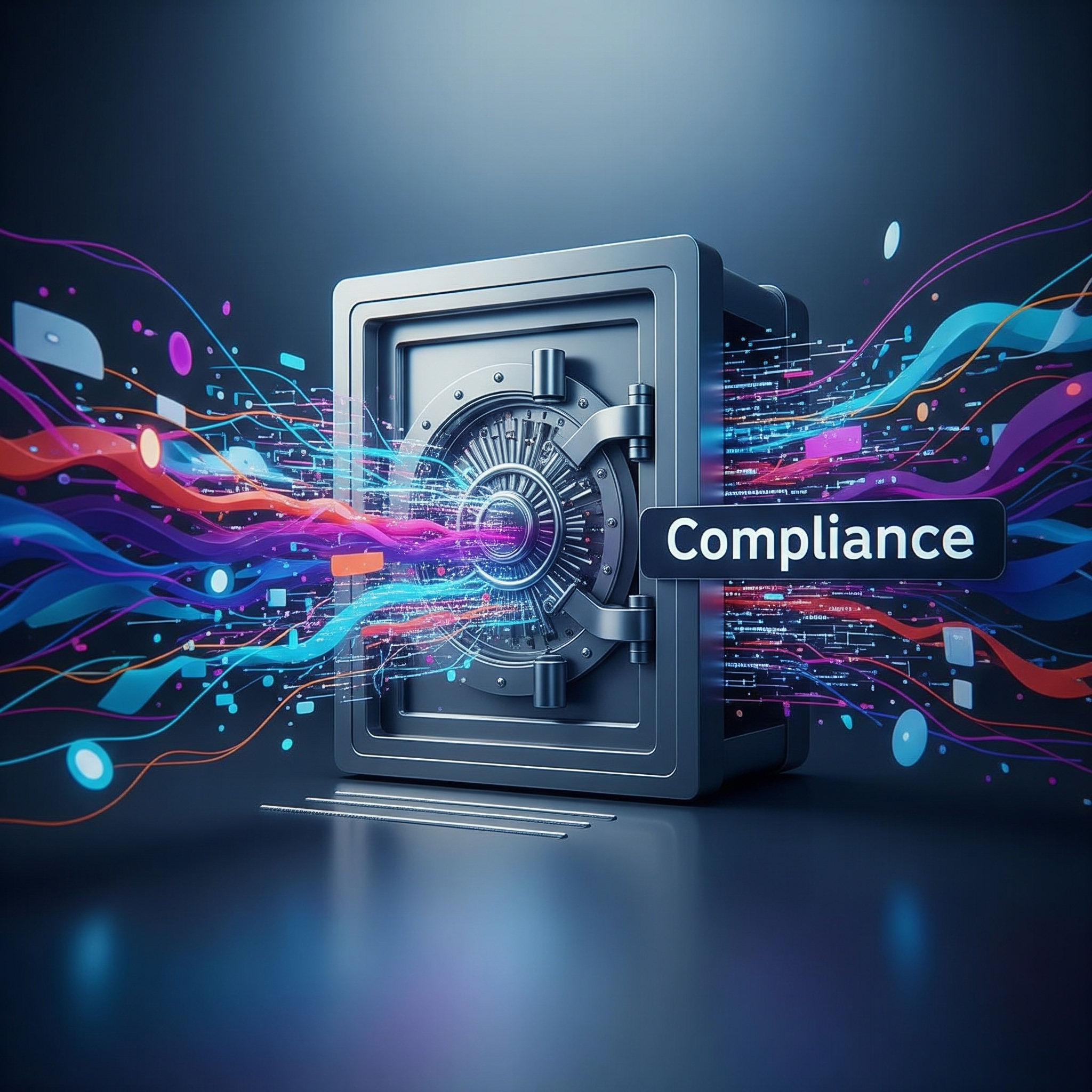 Illustration for the Ceel article: Navigating Compliance Challenges in Remote Work Environments