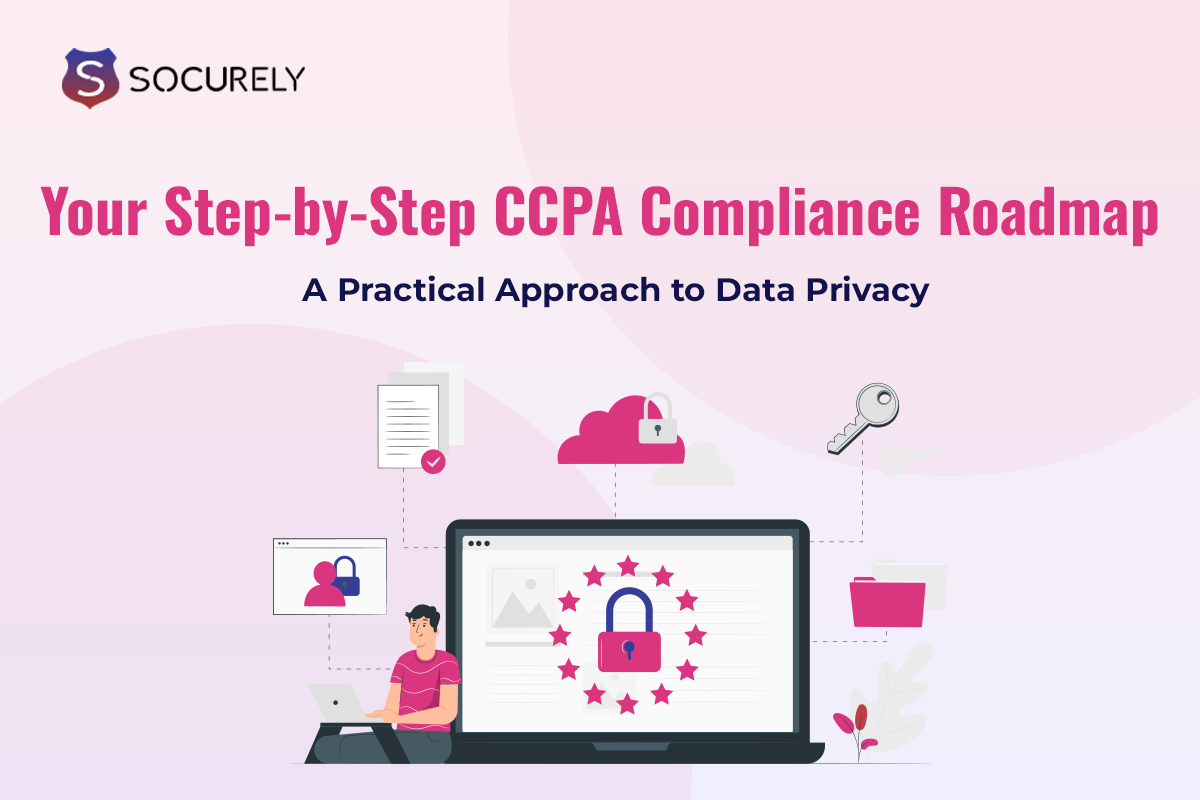 Illustration for the Ceel article: Your Step-by-Step CCPA Compliance Roadmap: A Practical Approach to Data Privacy