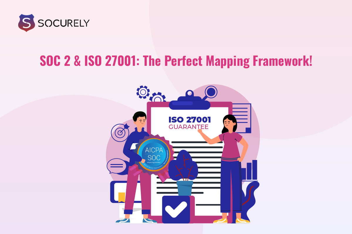 Illustration for the Ceel article: SOC 2 & ISO 27001: The Perfect Mapping Framework
