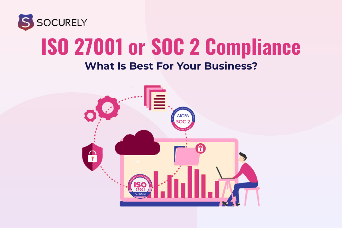 Illustration for the Ceel article: ISO 27001 or SOC 2 Compliance: What Is Best For Your Business