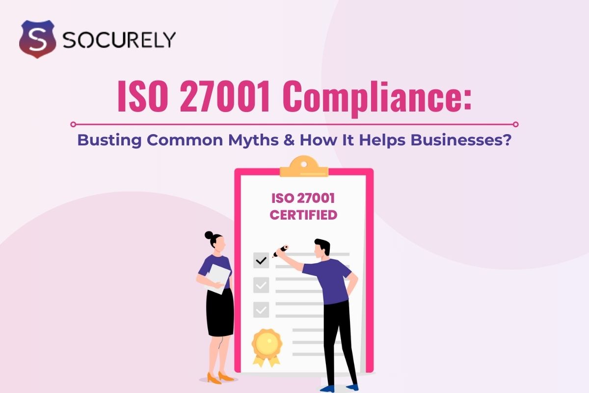 Illustration for the Ceel article: ISO 27001 Compliance: Busting Common Myths & How It Helps Businesses