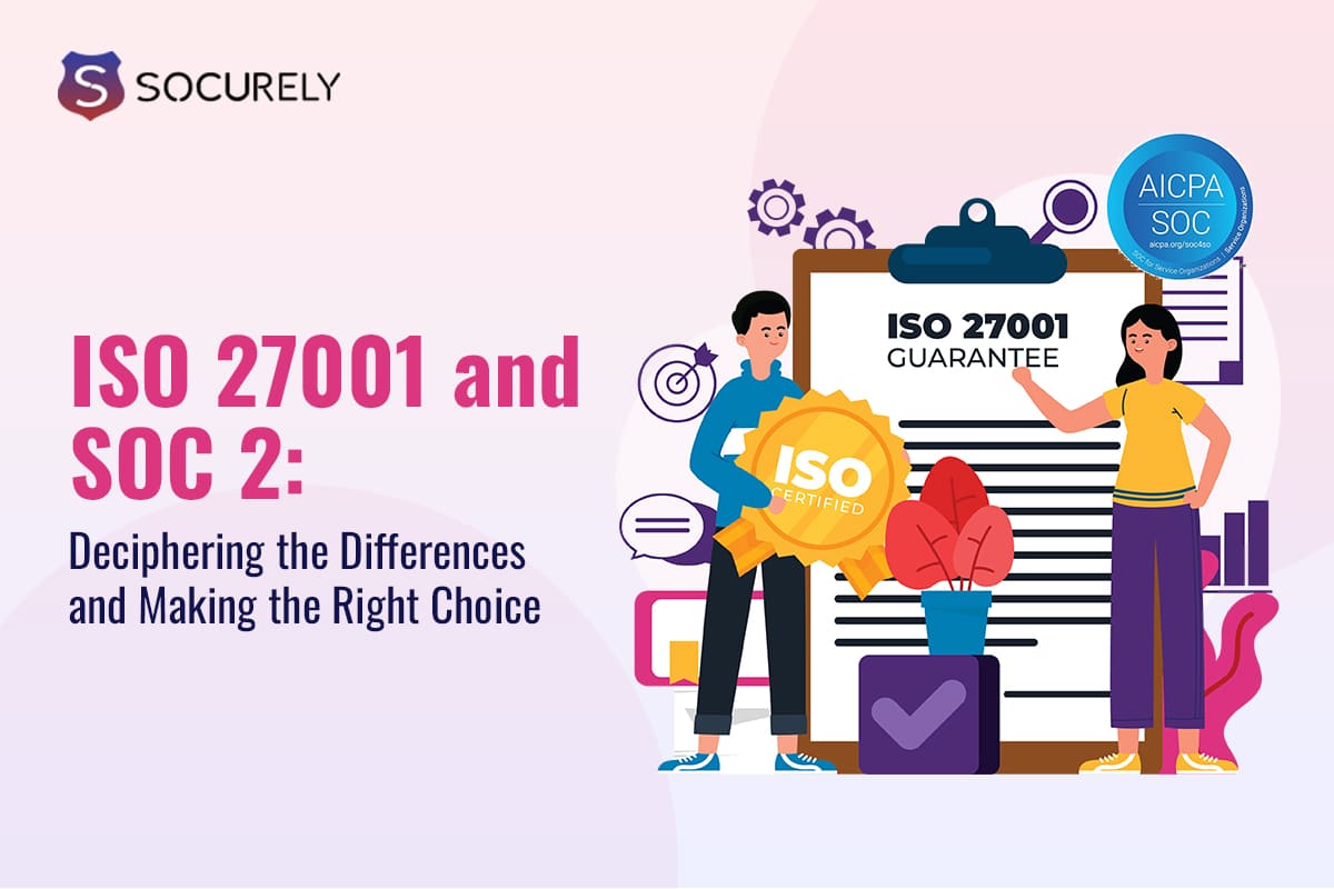 Illustration for the Ceel article: ISO 27001 and SOC 2: Deciphering the Differences and Making the Right Choice