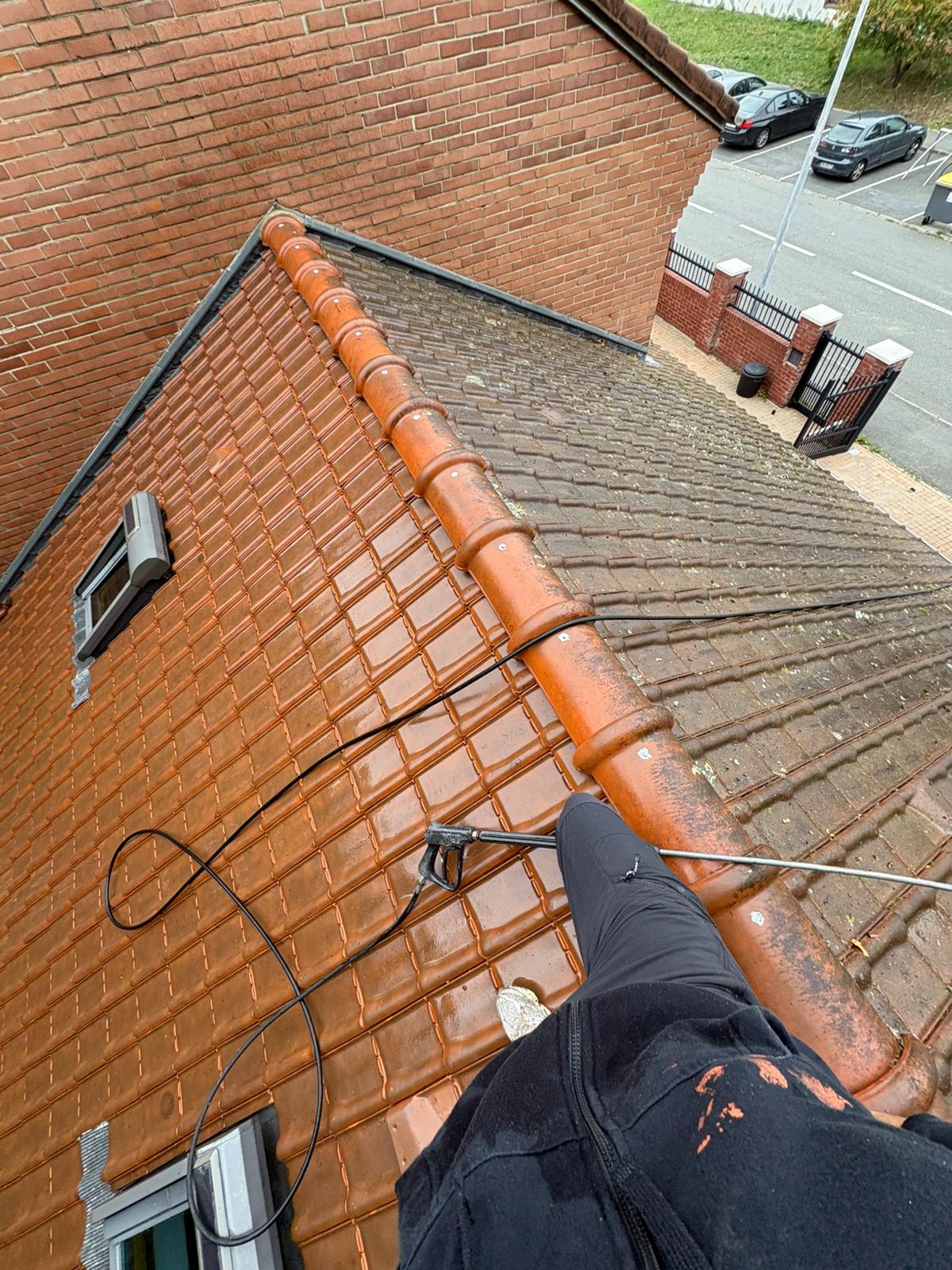 image of completed roof project for a roofing contractor