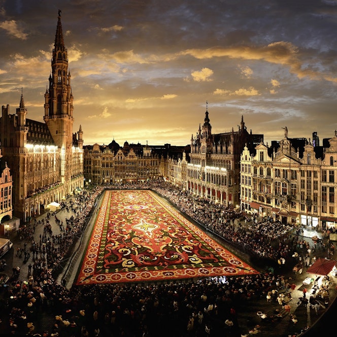 Grand Place de Bruxelles, sous la nuit