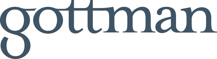 Het woord 'gottman' in grote, strakke letters.