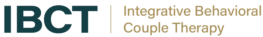 Logo van IBCT met tekst Integrative Behavioral Couple Therapy.