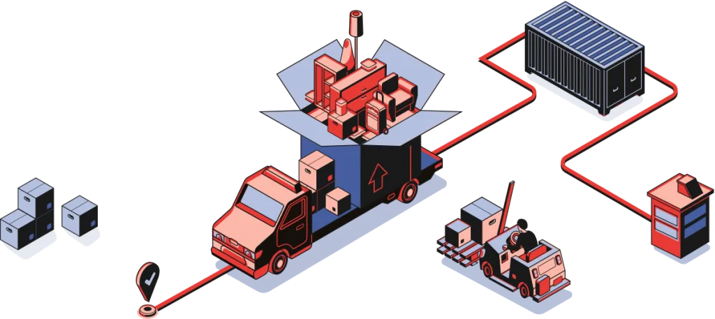 Illustration déménagement
