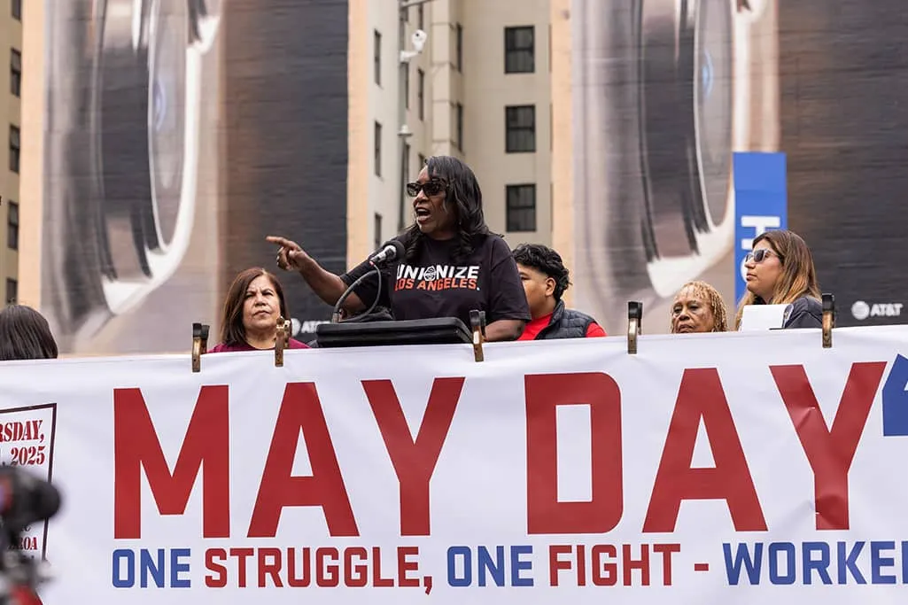 L.A. Union Members Mark May Day