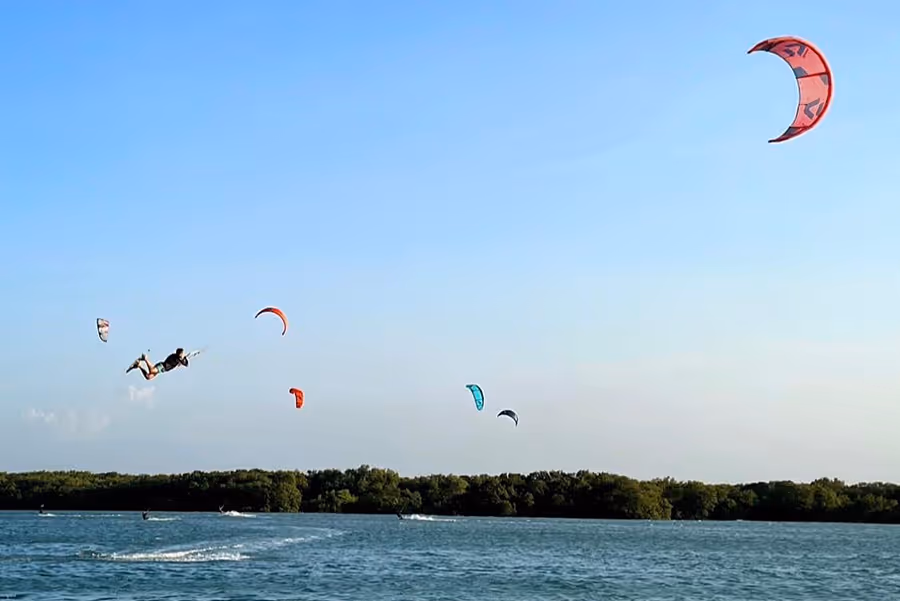 Kitesurfer in Barra Grande