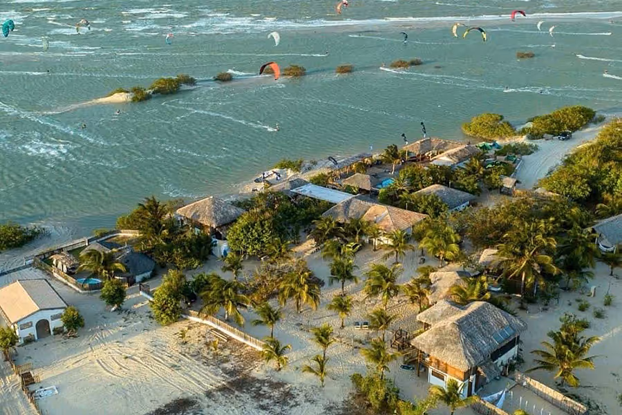 Kitesurfer in Tatajuba