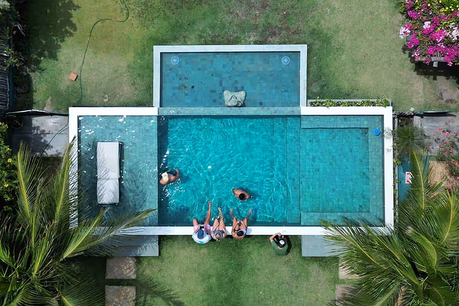 Pool im Kitecamp Brasilien