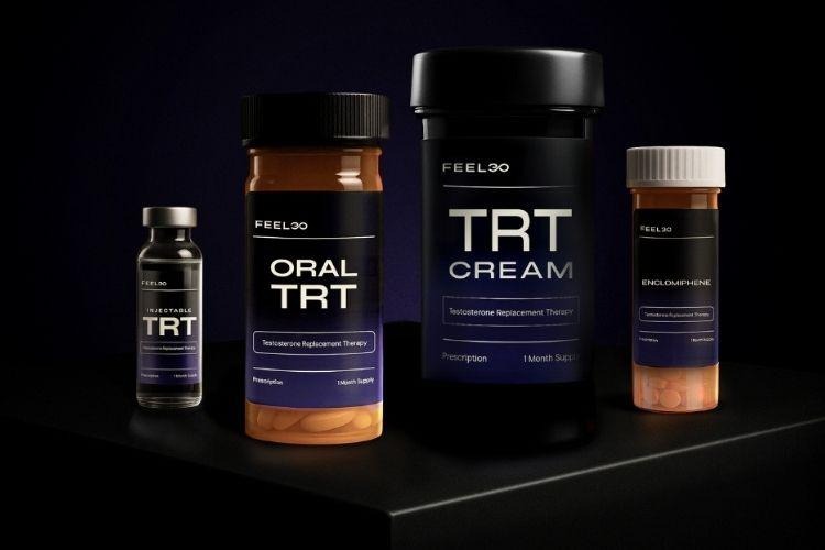 TRT treatment options including oral testosterone, cream, and enclomiphene to increase testosterone in finasteride users.
