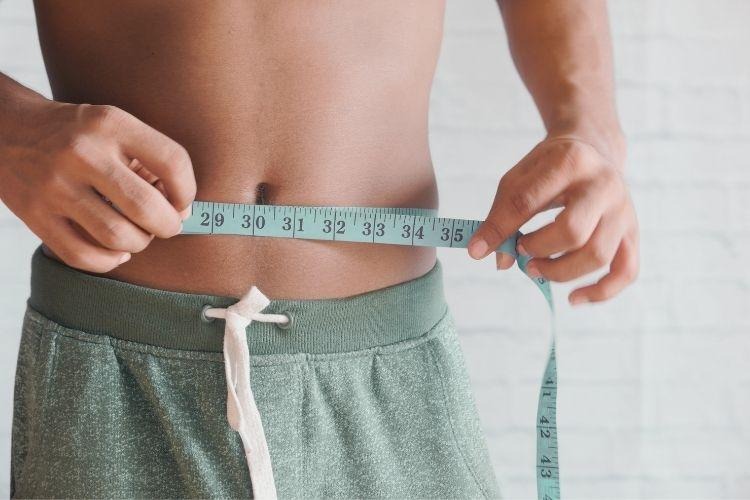 Measuring body fat and tracking weight loss progress during body composition changes.