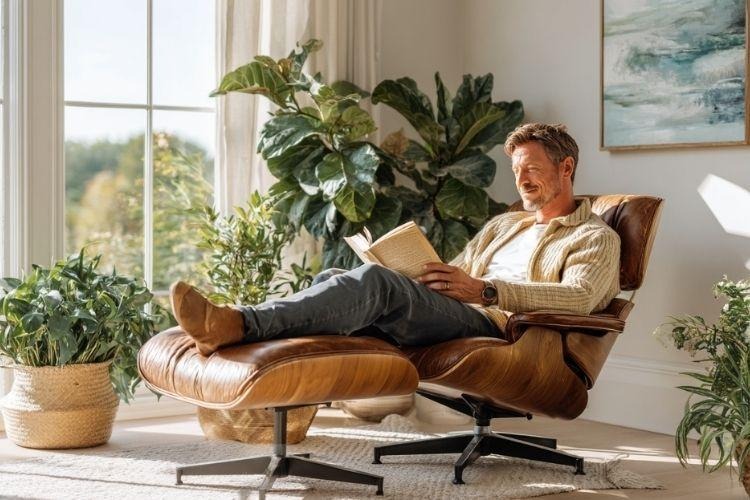 Middle-aged man supporting overall health and recovery during hormone optimization treatment.