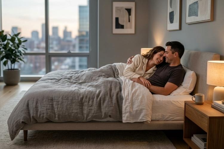 couple in bed