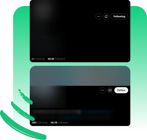 Usado pelos melhores projetos de NFT e influenciadores de NFT